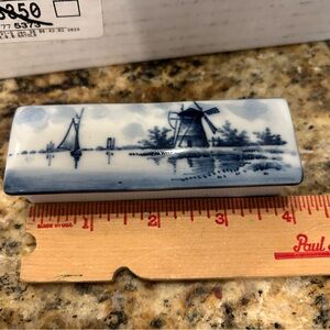 Delft trinket Box rectangular with lid